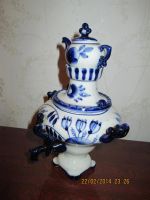 Лот: 3766919. Фото: 2. самовар фарфоровый декоративный... Антиквариат