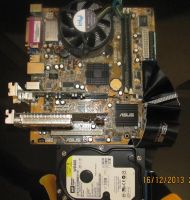 Лот: 3518362. Фото: 4. ASUS P5RD1-VM 775+CeleronD 2,8Ghz... Красноярск