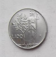Лот: 3585203. Фото: 2. 100 лир 1969. Монеты