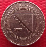 Лот: 1853667. Фото: 2. (№1743/LF) 10 фенингов 1998 (Босния... Монеты