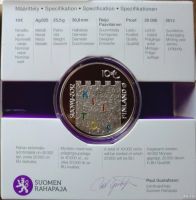 Лот: 17801895. Фото: 3. Финляндия 10 евро 2012 педиатр... Коллекционирование, моделизм