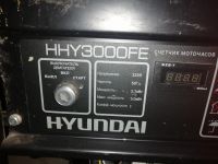 Лот: 21539947. Фото: 3. Генератор Hyundai HHY3000fe. Строительство и ремонт