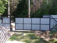 Лот: 17243035. Фото: 7. Откатные ворота с калиткой