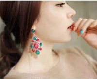 Лот: 5029095. Фото: 3. Серьги с кристаллами 2. Красноярск