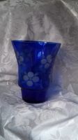 Лот: 25882211. Фото: 3. Ваза для цветов синяя. С рисунком... Домашний быт