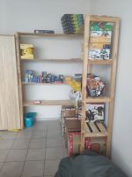 Лот: 15335534. Фото: 3. Стеллаж деревянный 2 метра высота... Мебель