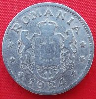 Лот: 4764044. Фото: 2. (№3624) 1 лея 1924 (Румыния). Монеты