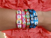 Лот: 6156452. Фото: 2. Бусина буквы браслеты Loom Bands... Творчество