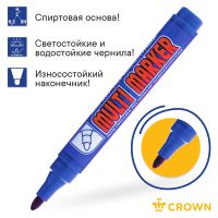 Лот: 25013421. Фото: 2. Набор маркеров перманентных Crown... Канцелярские и офисные товары