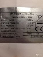 Лот: 7051813. Фото: 3. Парогенератор Lelit PG 024N (Италия... Бытовая техника