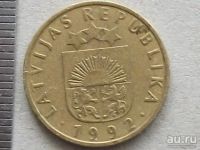 Лот: 7254971. Фото: 6. Монета 10 сантим Латвия 1992 герб...