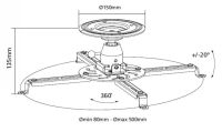 Лот: 6332115. Фото: 2. Кронштейн для проекторов TechLink... Аксессуары
