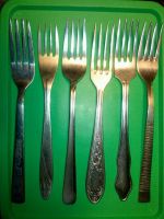 Лот: 12529151. Фото: 2. Вилка 8. Разные узоры. Советские... Антиквариат