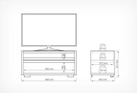 Лот: 10959567. Фото: 3. Тумба для LCD/LED телевизоров... Бытовая техника