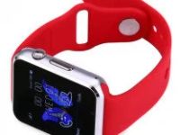 Лот: 15895756. Фото: 2. Умные часы Smart Watch A1 красные. Смартфоны, связь, навигация