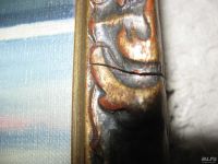 Лот: 8587280. Фото: 8. Картина масло холст пейзаж 1950-х...