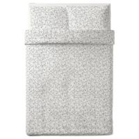 Лот: 15885729. Фото: 2. Пододеяльник и 2 наволочки, белый... Домашний текстиль