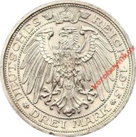 Лот: 5849916. Фото: 2. 3 марки 1915 UNC Пруссия 100 лет... Монеты
