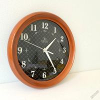 Лот: 5851644. Фото: 3. Часы настенные кварцевые круглые... Домашний быт