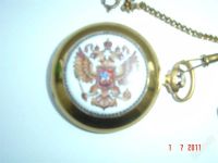 Лот: 1047535. Фото: 3. часы карманные с гербом россии. Ювелирные изделия, бижутерия, часы