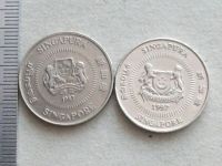 Лот: 19960730. Фото: 7. Монета 50 цент Сингапур 1987...