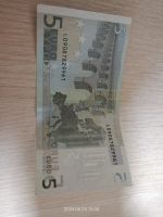 Лот: 22851233. Фото: 2. Купюра 5 евро. Банкноты