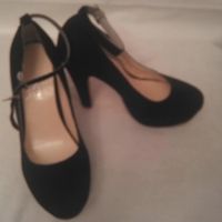 Лот: 4707063. Фото: 2. Новые черные замшевые туфли (р... Женская обувь