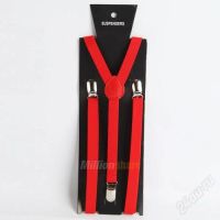 Лот: 2873563. Фото: 3. Стильные красные подтяжки. Одежда, обувь, галантерея