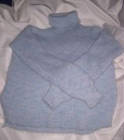 Лот: 18578219. Фото: 6. Мягкий свитер серо/голубого цвета...