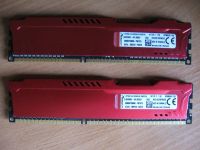 Лот: 12586798. Фото: 2. DDR3 2x4GB Kingston HyperX Fury... Комплектующие