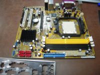 Лот: 9407122. Фото: 6. Материнская плата AM2 mATX ASUS...