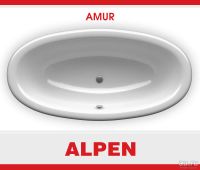 Лот: 8622027. Фото: 3. Ванна акриловая Alpen 180х90 Amur. Строительство и ремонт