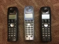 Лот: 10448561. Фото: 2. Три радиотелефона Panasonic KX-TGA721RU... Стационарные, спутниковые телефоны