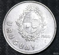 Лот: 13508729. Фото: 2. Экзотика с рубля (17687) Уругвай. Монеты