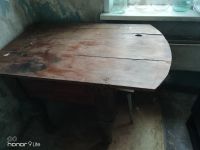 Лот: 17671393. Фото: 2. Стол и массива, времен СССР. Кухонная мебель