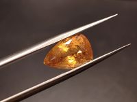 Лот: 21076462. Фото: 4. 4.46 ct. Гранат Спессартин груша...