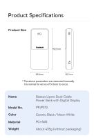 Лот: 25851322. Фото: 3. Новый. Повербанк PowerBank Baseus... Смартфоны, связь, навигация