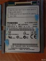 Лот: 8632480. Фото: 3. Жёсткий диск Toshiba mk1634gal... Компьютеры, оргтехника, канцтовары