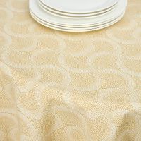 Лот: 25277673. Фото: 4. Скатерть Golden confetti круглая. Красноярск