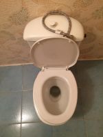 Лот: 10291179. Фото: 3. Унитаз от застройщика (как новый... Строительство и ремонт