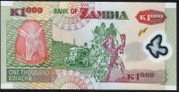 Лот: 8568320. Фото: 2. 1000 квача 2008 Замбия ( полимер... Банкноты