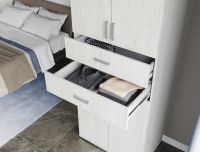 Лот: 21734464. Фото: 4. Шкаф 2-х дверный Нельсон-5 с полками... Красноярск