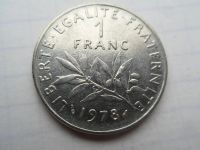Лот: 9955712. Фото: 2. Франция 1 франк 1978. Монеты