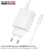 Лот: 25794378. Фото: 3. СЗУ BOROFONE BAS76A 1A1C+Type-C... Смартфоны, связь, навигация