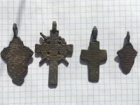 Лот: 17651995. Фото: 2. Набор, крестики православные. Антиквариат