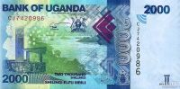 Лот: 18562208. Фото: 2. 2000 шиллингов 2019 год. Уганда... Банкноты