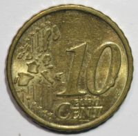 Лот: 2098564. Фото: 2. 10 евроцентов 2001 год. Финляндия. Монеты