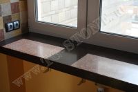 Лот: 9393572. Фото: 2. подоконник из искусственного камня. Двери, окна, фурнитура