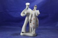 Лот: 25406765. Фото: 2. На суше оригинальная фарфоровая... Антиквариат