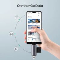 Лот: 21438325. Фото: 3. Картридер UGREEN USB-C / USB-A... Компьютеры, оргтехника, канцтовары